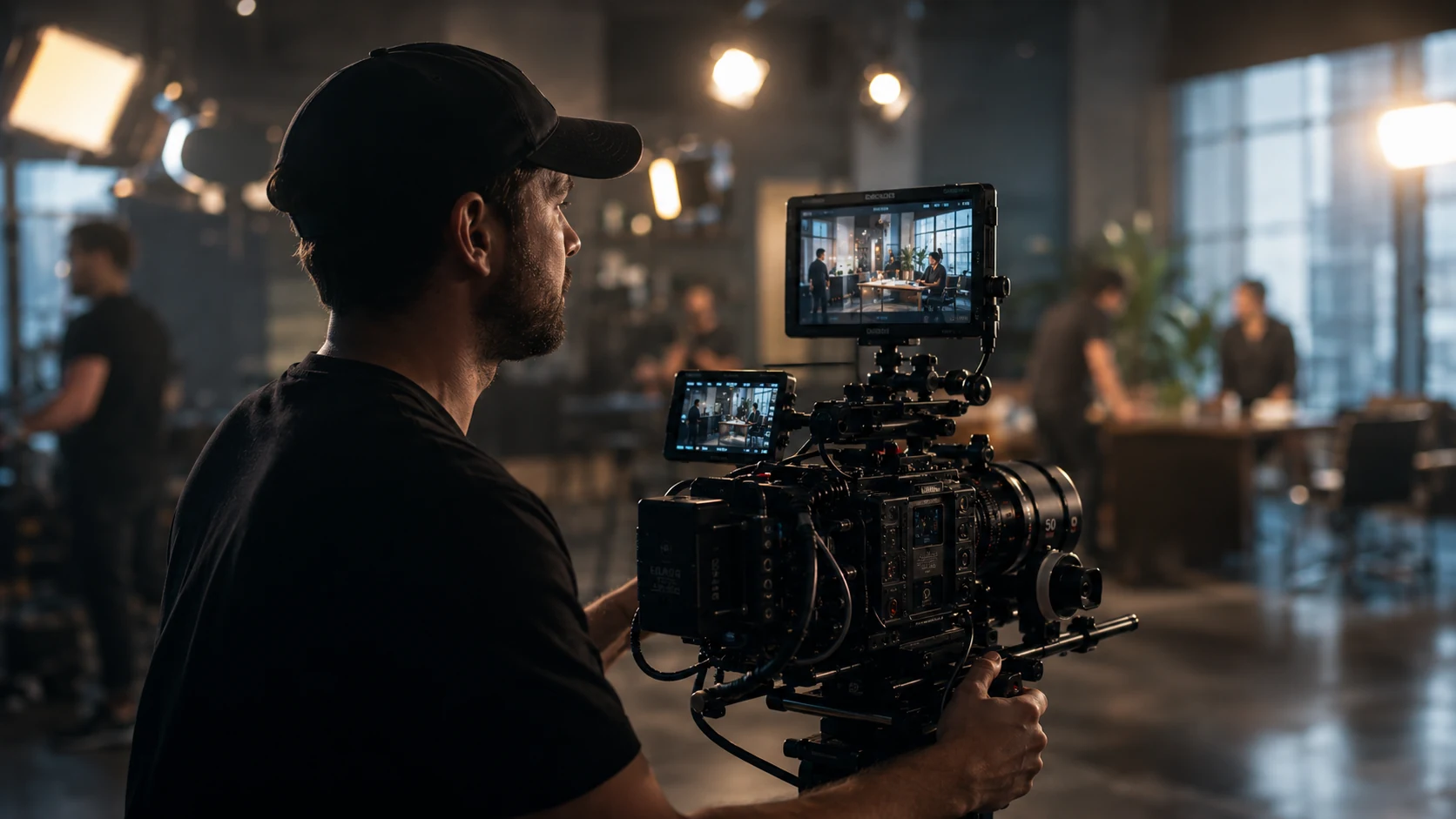 Cinematic camera image for final project inquiry CTA.