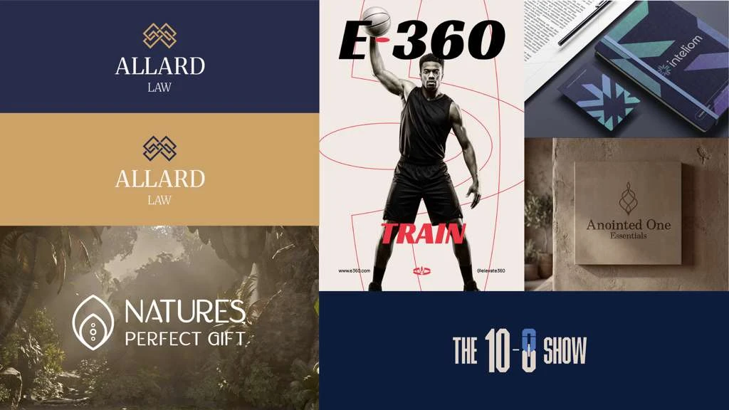 Selected Brand Identity work by REALPRO Studios.