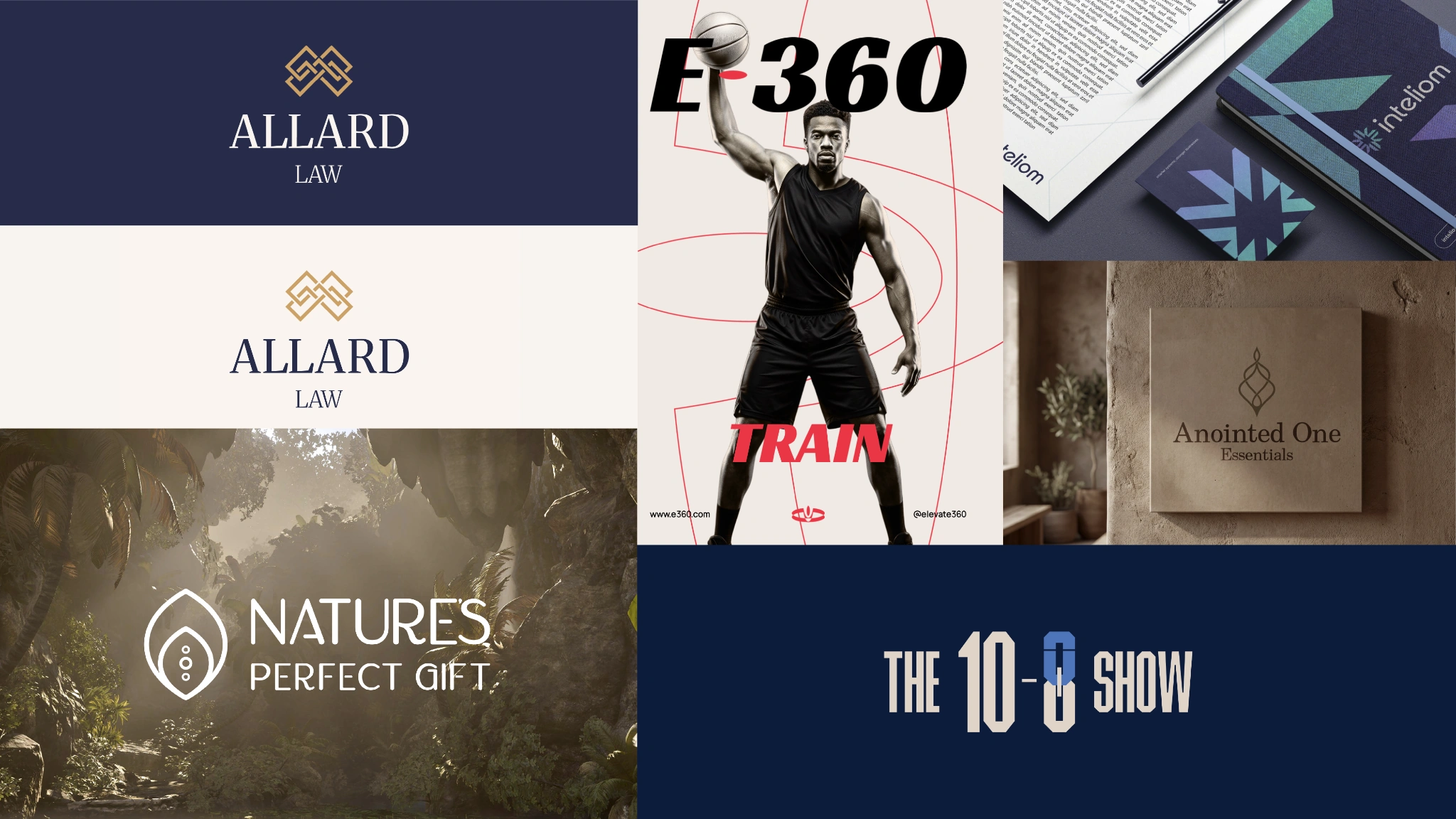 Selected Brand Identity work by REALPRO Studios.