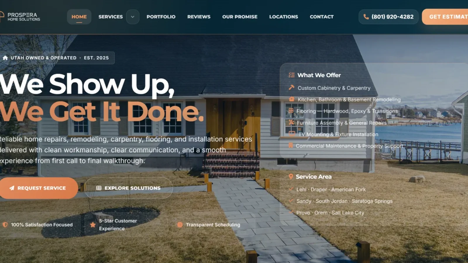 Website Experiences service work by REALPRO Studios.